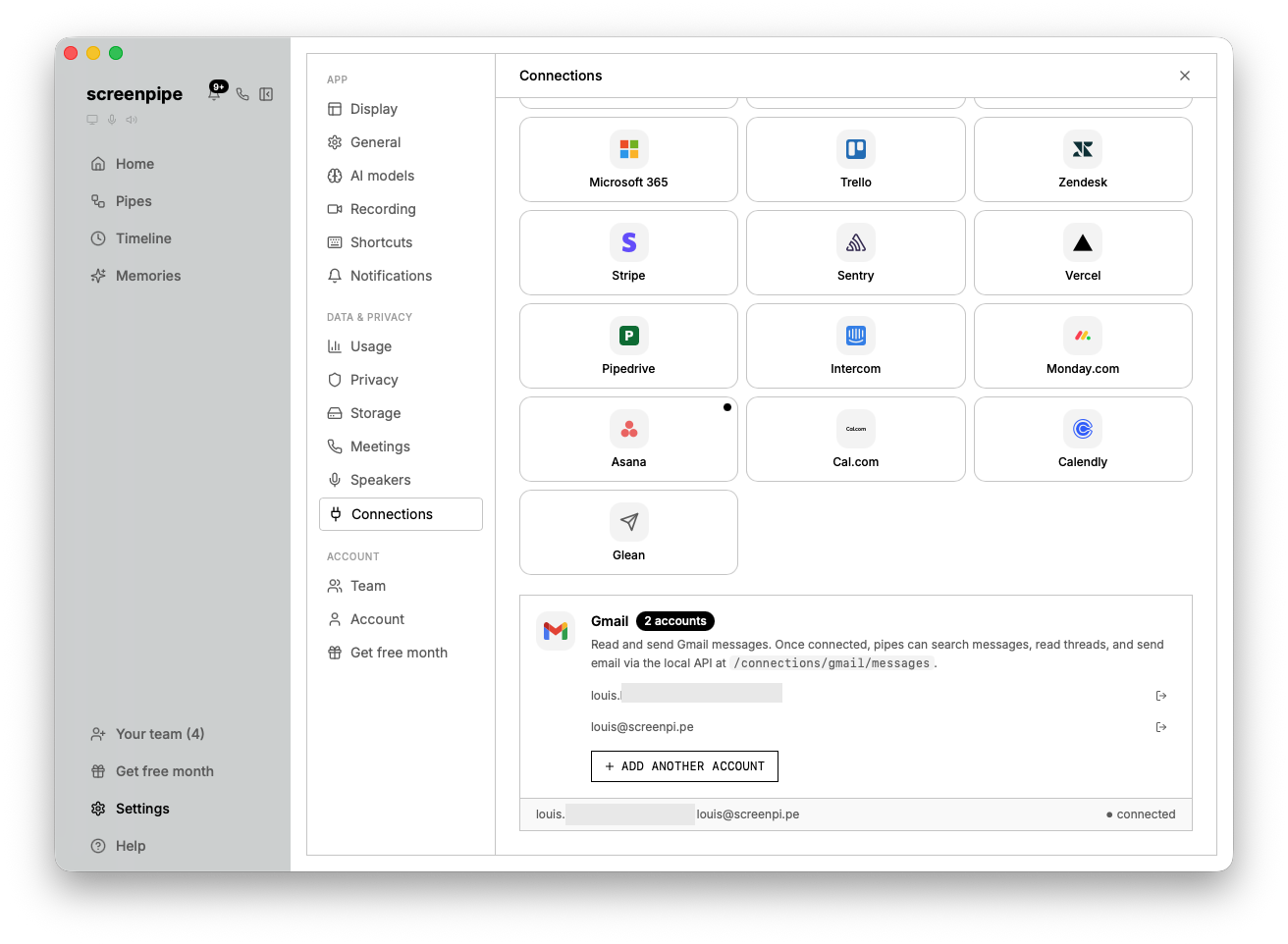 Multiple Accounts