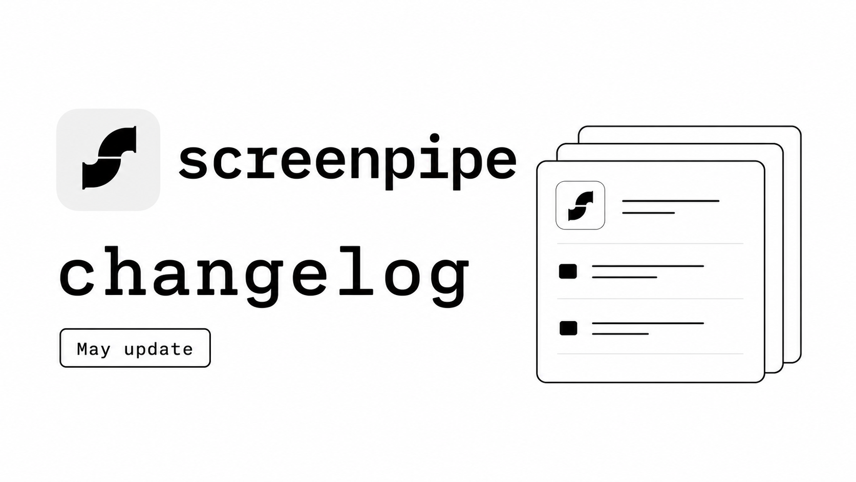 screenpipe may changelog