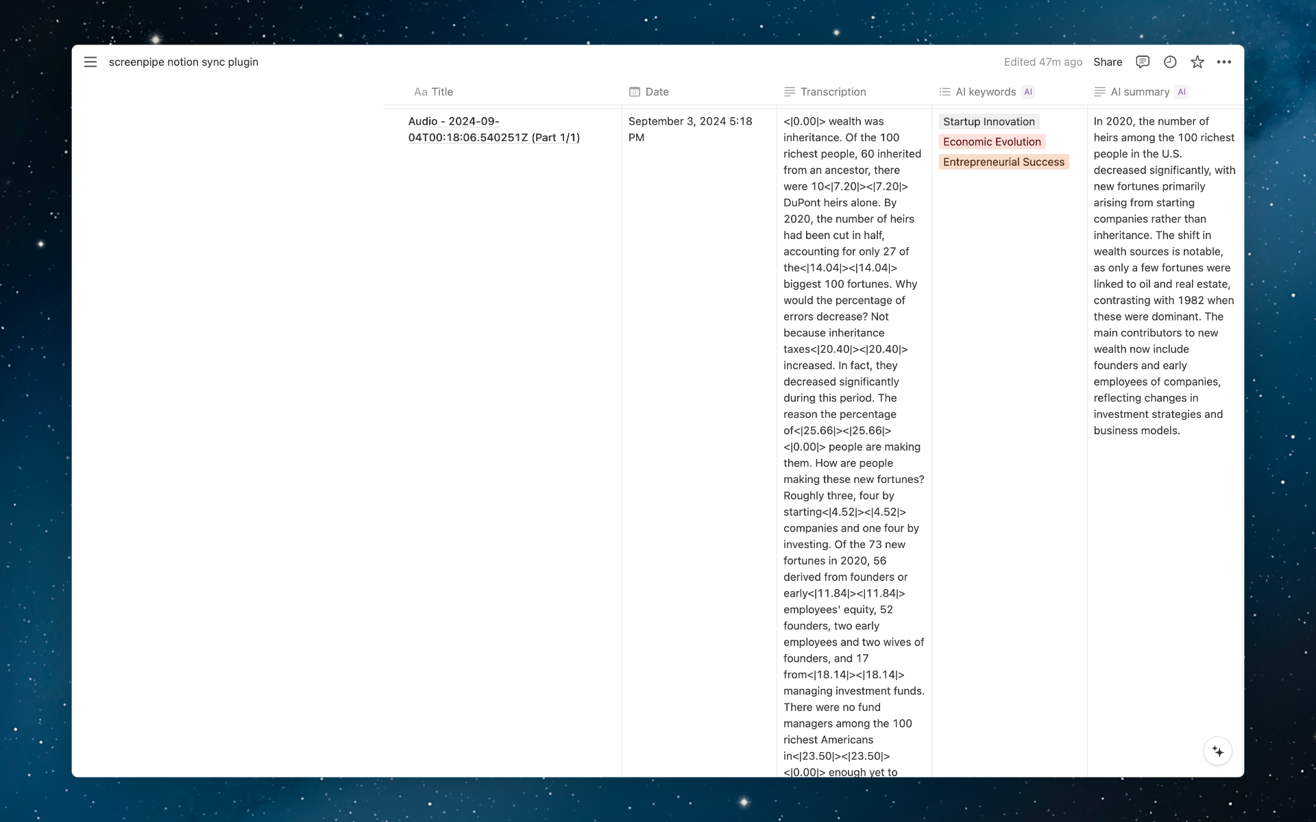 notion integration
