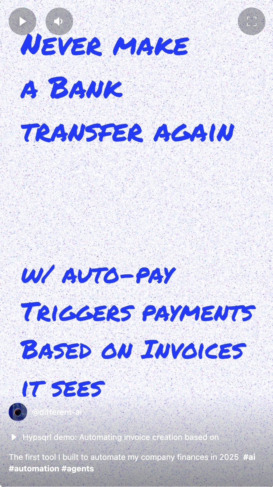 financial automation demo
