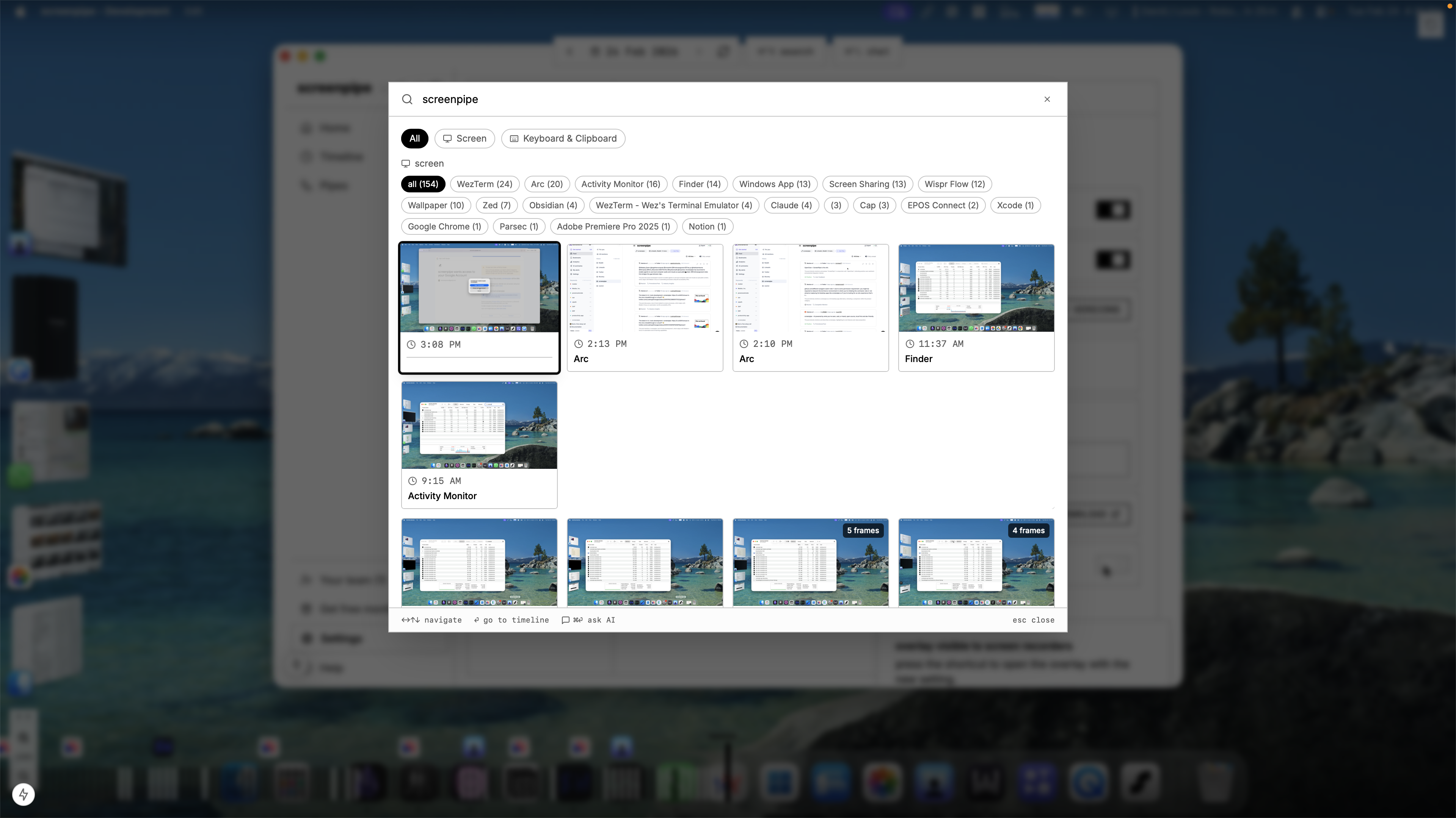 Keyboard and clipboard search