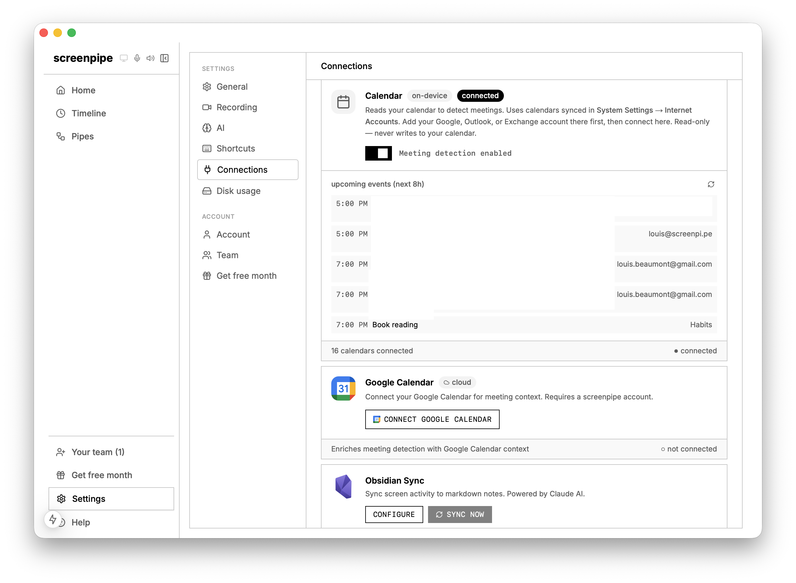 Meeting detection